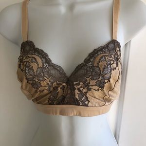 Wireless lace bra